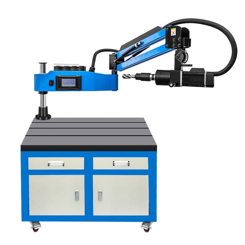 智能电动攻丝机伺服M3-yM42摇臂数控电动攻牙机全自动