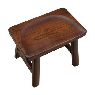 老榆木小凳e子实木矮凳儿童凳换鞋凳家用屁股凳小方凳可携式榫卯