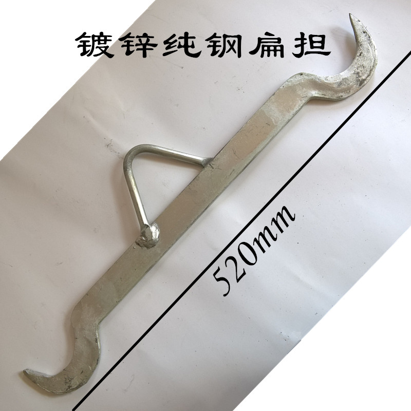 屠宰杀猪用滑轮h钩吊钩扁担圆担叉担横担挂肉钩猪肉钩丁字钩刮毛