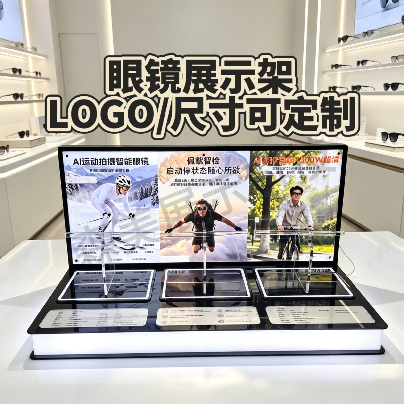 亚克力眼镜展示架可定制图片
