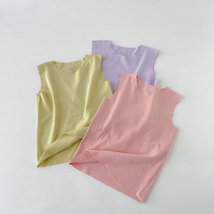 H2N2057 保暖背心儿童内衣保暖上装 大美唤粉丝专享