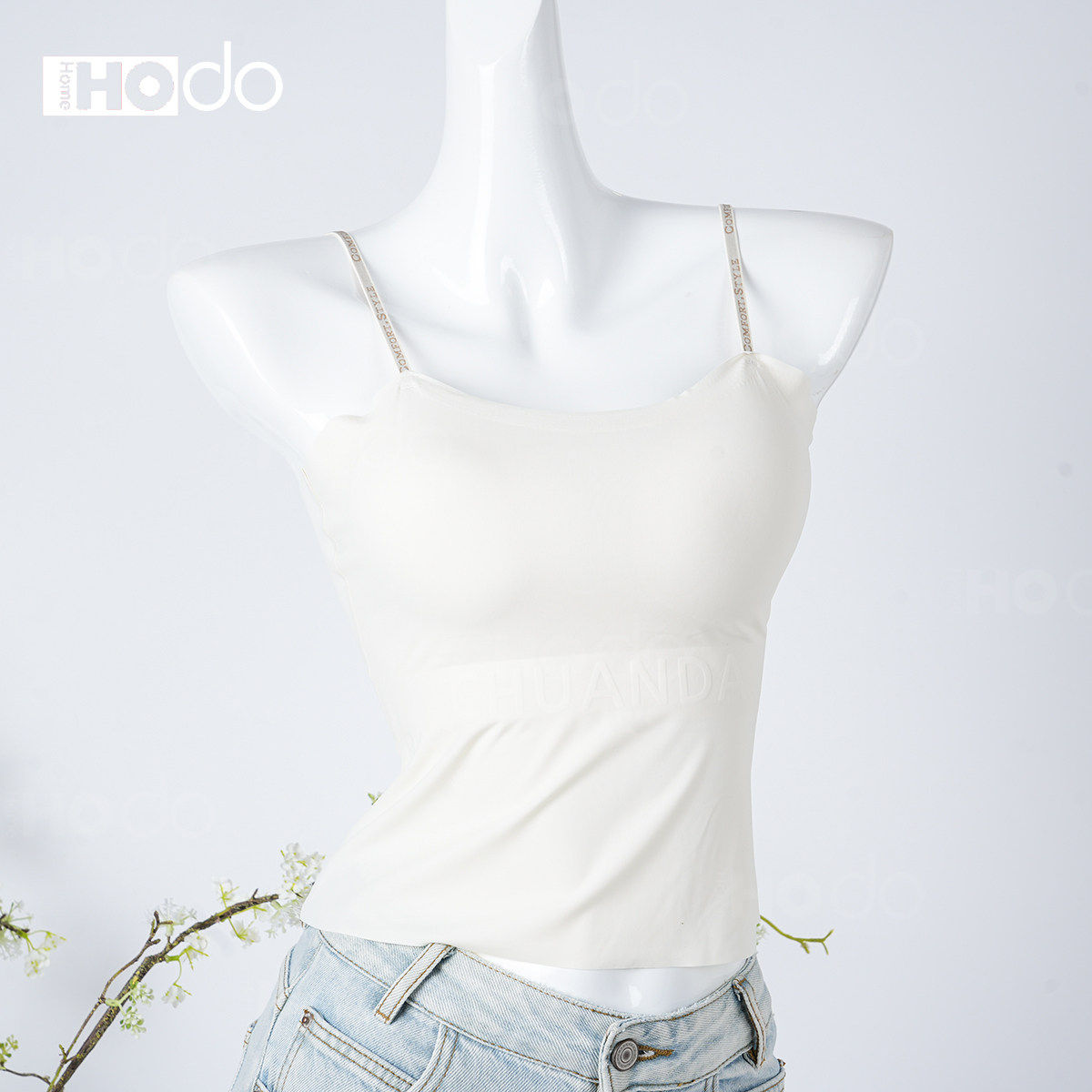 【大美唤粉丝专享】女亲肤舒适细肩带无痕背心内搭打底HDYJH3534,女装/女士精品,背心吊带,淘宝优惠券,粉丝福利购,淘宝优惠卷