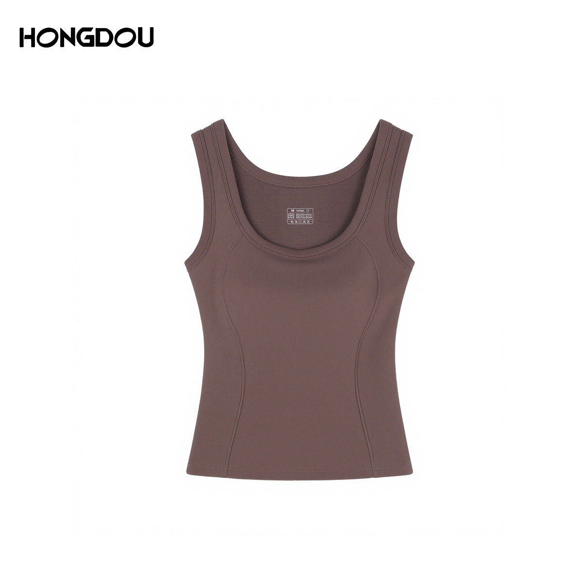 【大美唤粉丝专享】【浪漫初冬】背心双层纯色条纹保暖背心-7487,女士内衣/男士内衣/家居服,吊带/背心/T恤/打底/肌底衣,淘宝优惠券,粉丝福利购,淘宝优惠卷