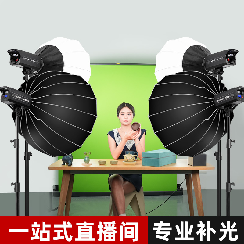 300W大功率双色温直播主播补光灯