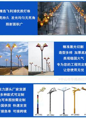 定制马造ITE双型路灯明市政道路外杆灯户照广场头特色大型景观灯