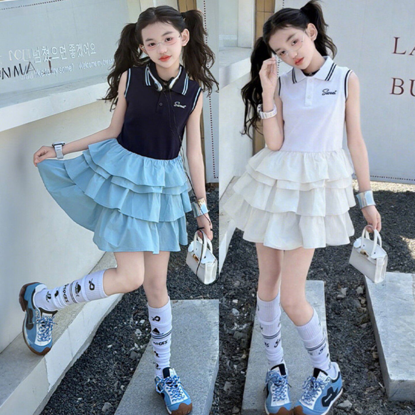 儿童连衣裙2026新款女童韩系裙子小女孩超好看大童女装夏装夏季潮