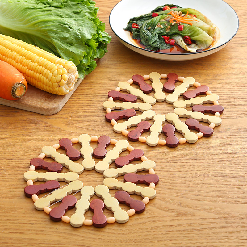 竹子隔热垫耐高温家用大号套装 砂锅垫防烫餐桌垫子餐垫碗垫盘垫