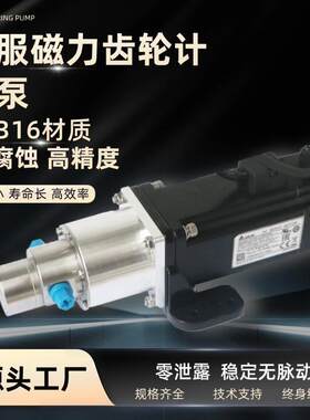 磁力齿轮计量泵耐腐蚀无泄漏甲醇酒精水冷却液微型小流量不锈钢