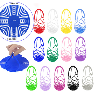 硅胶红酒手提袋创意多用途隔热垫网袋提篮酒瓶保护套提酒器酒瓶袋