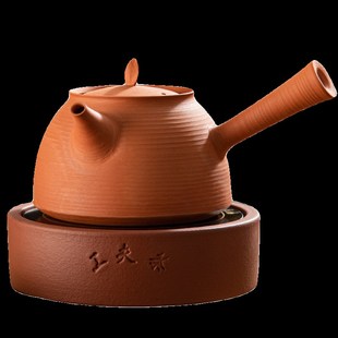 家用静音迷你红泥电陶炉防水耐A用可调节定时陶炉煮水壶工夫茶套