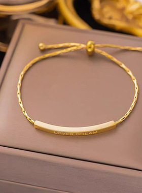 欧美跨境热销款爱心不锈钢个性百搭手饰流行钛钢手链   厂家直批