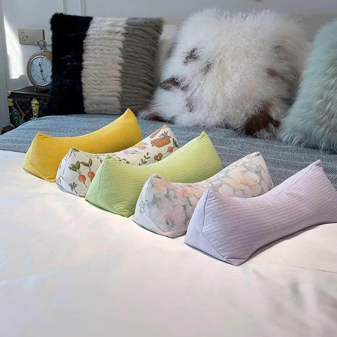 三角颈椎荞麦枕头护颈枕护颈椎助睡眠家用成人腰靠午睡枕头单人