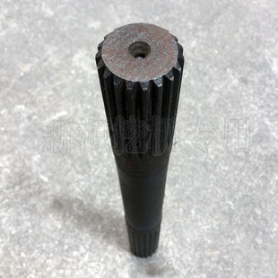 新源65 75胶轮式挖掘机 双头花键前内半轴 前桥半轴原装配件零件