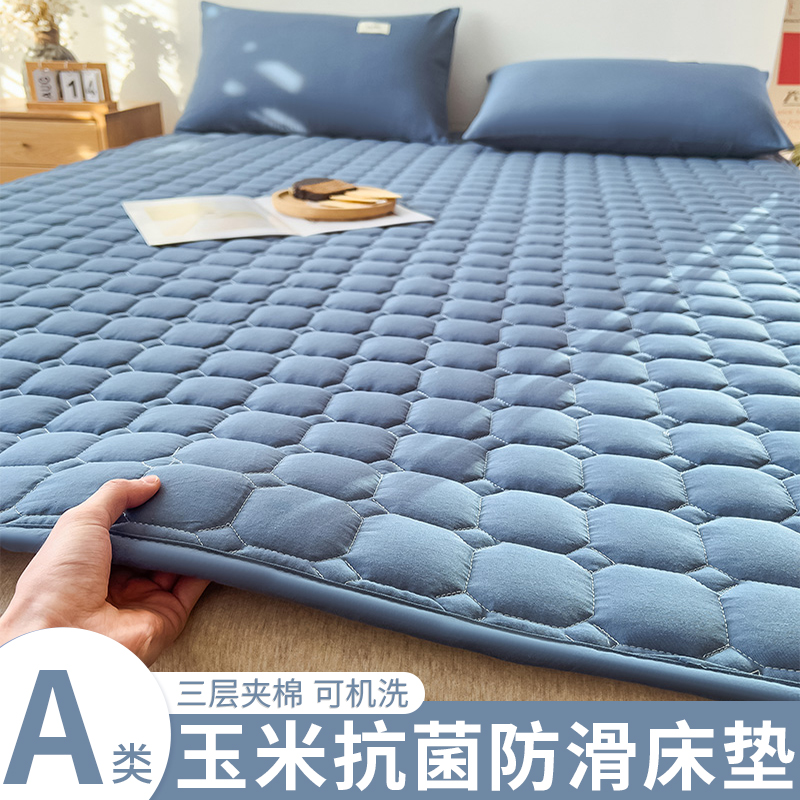 A类抗菌床垫褥子软垫家用夏天垫褥宿舍学生单人被褥防滑折叠垫被