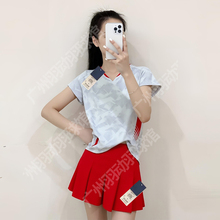 新款志田千阳同款大赛服小飞袖羽毛球服女套装运动服比赛服裤装备