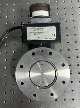 MKS控制蝶253B-13751带PUMP SIDE标识,6孔法兰接口。