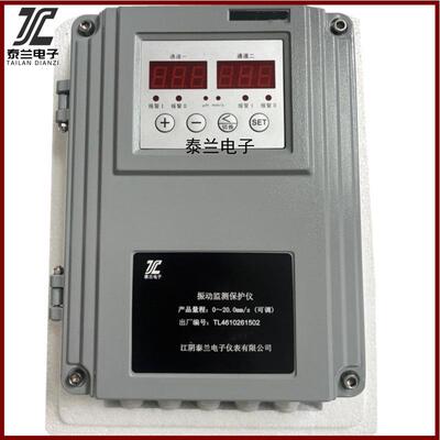 VRS2000A4-B双通道振动烈度检测仪 汽轮机风机电机测振表 江阴