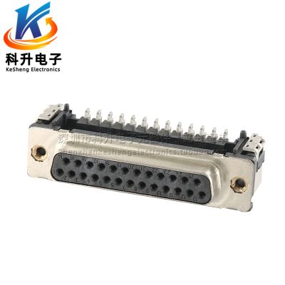 进口贴片 ERNI 364384 DR 25P DSUB 25芯 数据线并口接口 连接器