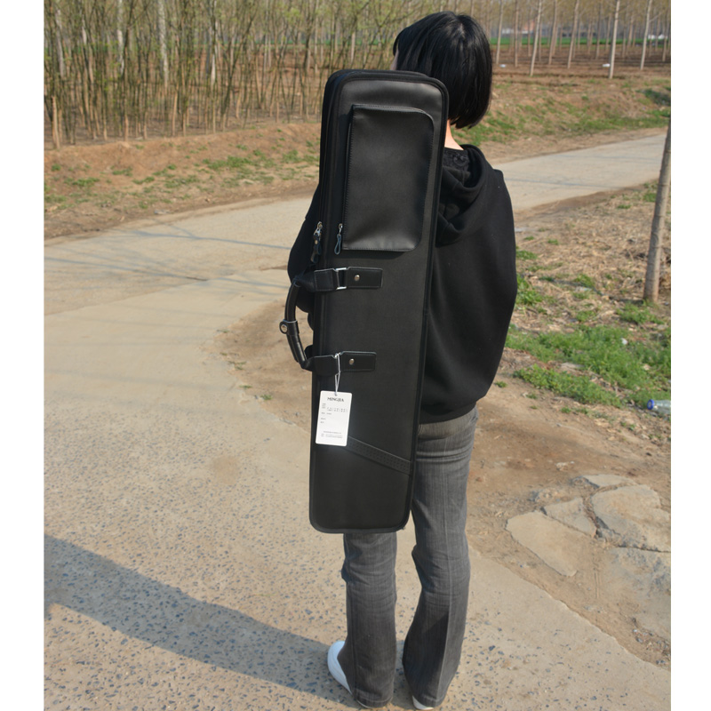 明佳竹笛包笛子包专业笛子背包笛萧包皮革洞箫包笛子收纳包套袋