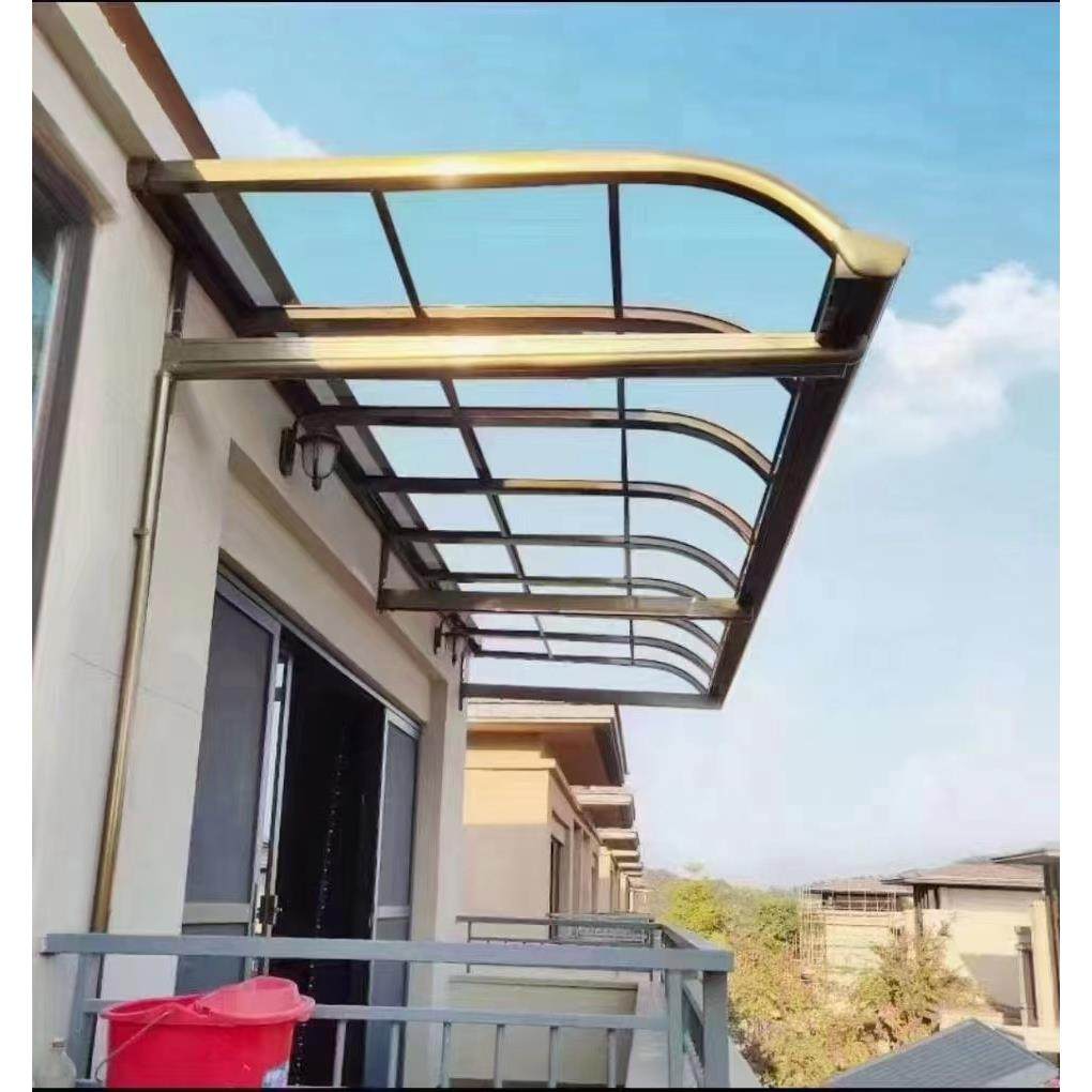 铝合金雨棚别墅遮阳棚阳光棚户外防雨家用耐力板雨棚窗户门头雨搭,户外/登山/野营/旅行用品,遮阳篷/雨篷/车篷/广告篷,淘宝优惠券,粉丝福利购,淘宝优惠卷