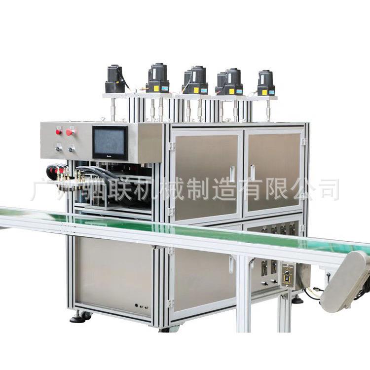 厂家直销化妆品灌装机设备6色全自动唇彩盘遮瑕膏灌装机定量