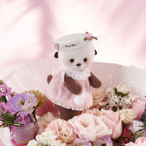 MINISO名创优品Kayce Bear下午茶系列塔拉毛绒玩偶公仔可爱礼盒