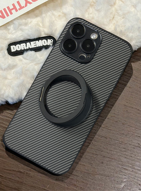 坎宁安适用于红米Turbo4手机壳13/12凯夫拉note14pro+旋转支架11E碳纤维10se懒人9/8pro商务7小众13C保护套