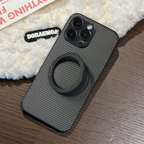 坎宁安适用于红米Turbo4手机壳13/12凯夫拉note14pro+旋转支架11E碳纤维10se懒人9/8pro商务7小众13C保护套