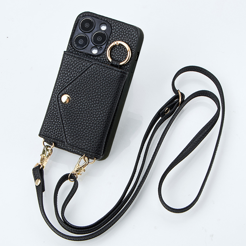 坎宁安适用于三星S24FE手机壳S25Ultra零钱包S30Plus斜跨绳S20化妆镜GalaxyS22+插卡套s23FE补妆5G小众s21
