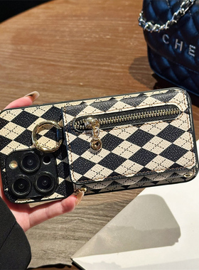 适用华为nova14pro手机壳12活力版/11Ultra插卡套13pro商务支架10P斜跨绳8活力版卡包hi复古6se小众3E保护套