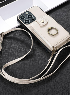 坎宁安适用于iqoo13手机壳z9turbo折叠支架12pro插卡套11Pro斜跨绳Neo6se商务Z6x零钱包U5S复古5se简约9spro+