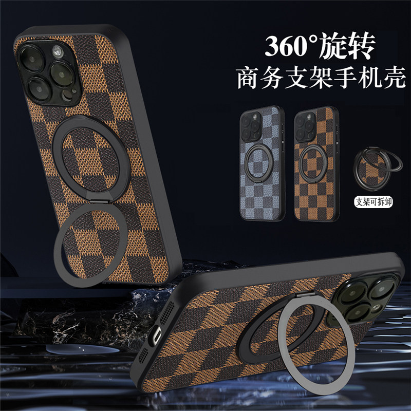 坎宁安适用于荣耀X70手机壳畅玩60plus旋转x60i支架30s商务V40折叠式X7A皮质8a创意20lite全包畅享30保护套