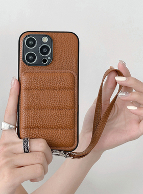 坎宁安适用于oppoA5Pro手机壳a2m羽绒A3手提绳活力版插卡套A1X公交a58秋冬a97小众oppo简约a55s防摔a36保护壳