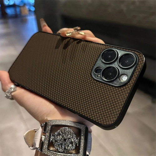 坎宁安适用于荣耀X70手机壳畅玩60plus凯夫拉x60i碳纤维格纹30s商务V40男士X7A肤感8a创意20lite防摔保护套