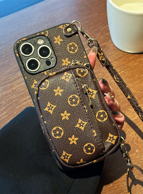 适用小米POCOC75手机壳C61零钱包C50斜跨C65挂绳C40e插卡C31商务C3可放卡Lite小众c75时尚创意防摔高级感