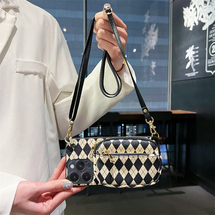 坎宁安适用于红米Turbo4手机壳13/12零钱包note14pro+斜跨绳11E手提10se插卡9/8pro钥匙7小众13C时尚保护套