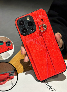 坎宁安适用于红米Turbo4手机壳13插卡套note14pro+腕带支架11E卡夹10se公交卡9/8pro复古7小众13C简约10x防摔