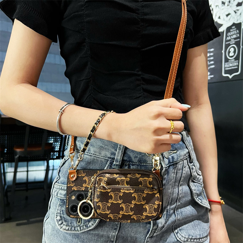 适用三星Galaxyzfold5手机壳zfold4折叠屏zfold6高级感zfold3零钱包zfold2斜跨绳zfold手提轻奢防摔定制潮流