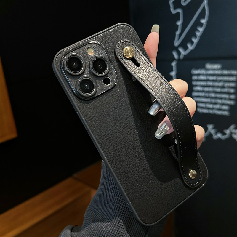 坎宁安适用于红米K80PRO手机壳K80冠军版折叠腕带K80E支架K70s商务K60Ultra复古套k50电竞便携k30皮质k40