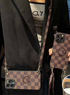 坎宁安适用于华为nova14手机壳12活力版/13pro旋转支架11斜跨9/10挂绳8活力版背带hi商务6se小众3E新款保护套