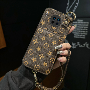 零钱包20左右翻皮套轻奢时尚 适用华为Mate70手机壳60简约60Pro插卡套50E皮质40Pro全包3020防摔商务20Pro新款