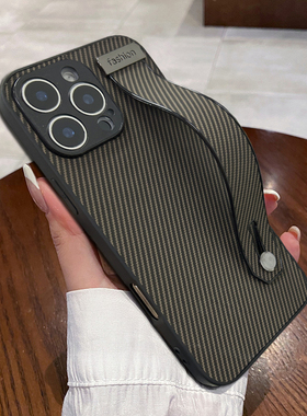 适用小米15Pro手机壳civi4pro手腕带14/12SE支架11Ultra商务mi10s男款civi1s复古3s小众CC9简约lite折叠防摔