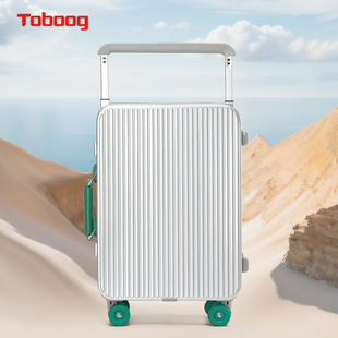 TOBOOG/途帮铝合金材质宽拉杆登机箱可登机男女折叠大容量行李箱