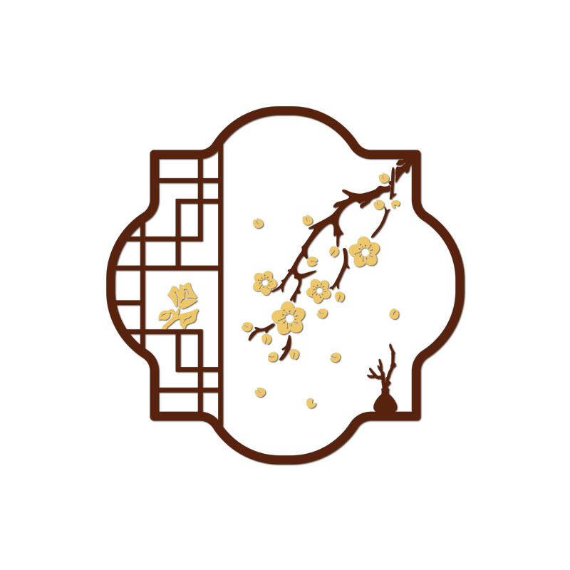 饭店墙面装饰3d立体墙贴餐饮餐馆小吃火锅店包厢复古风墙壁贴纸画图片