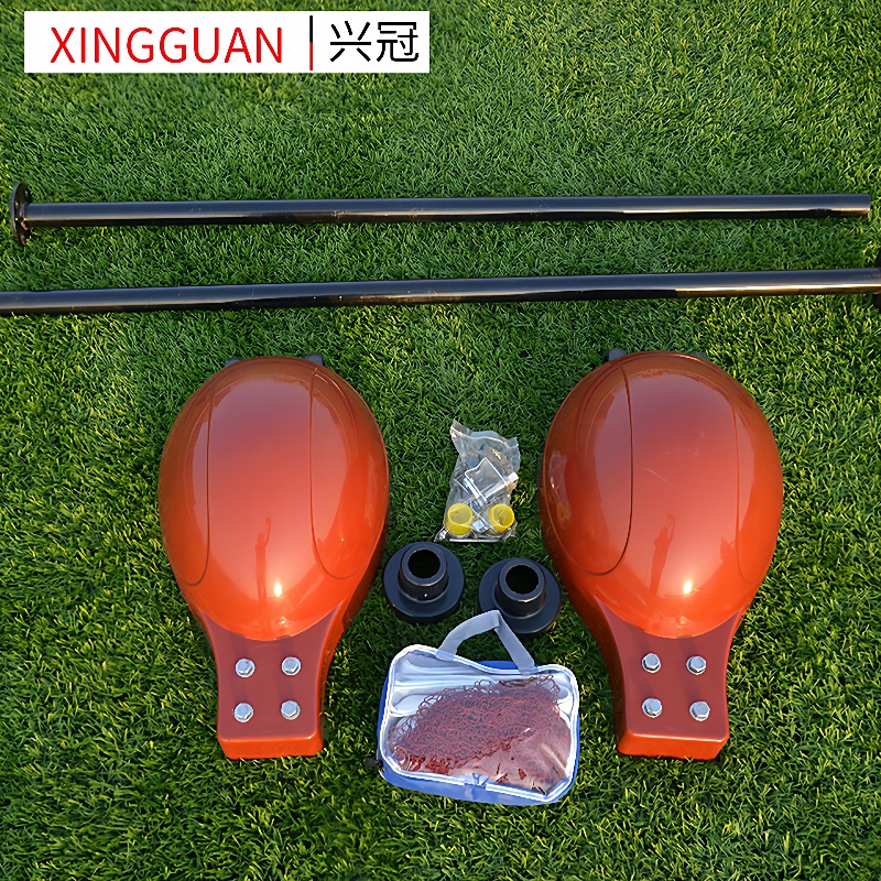 羽毛球网架室外简易折叠户外标准网柱室内家用毽球排球架子可折叠