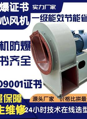 防爆离心风机整机防爆带证书高压风机9-19NO5A特殊其他