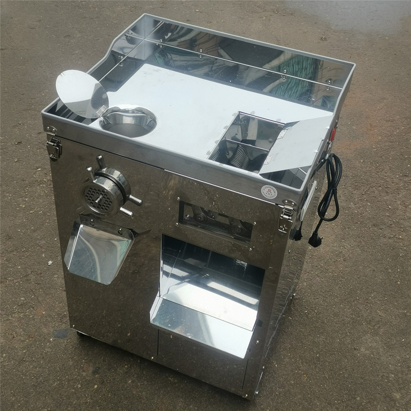 多功能绞肉切肉一体机商用搅肉大功率不锈钢打肉灌肠绞切机肉铺用