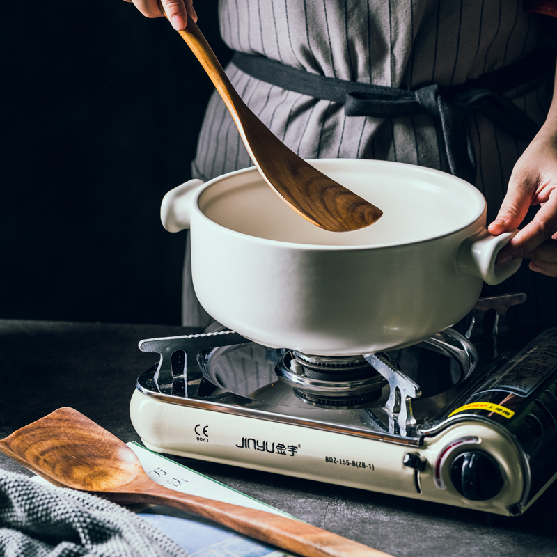 柚木锅铲炒菜木铲子无漆实u木铲子 长柄炒菜铲家用不粘锅专用套装