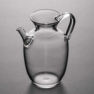 仿宋玻璃茶壶泡绿茶壶茶具小号泡茶冷水壶P泡茶器家用单壶茶 中式