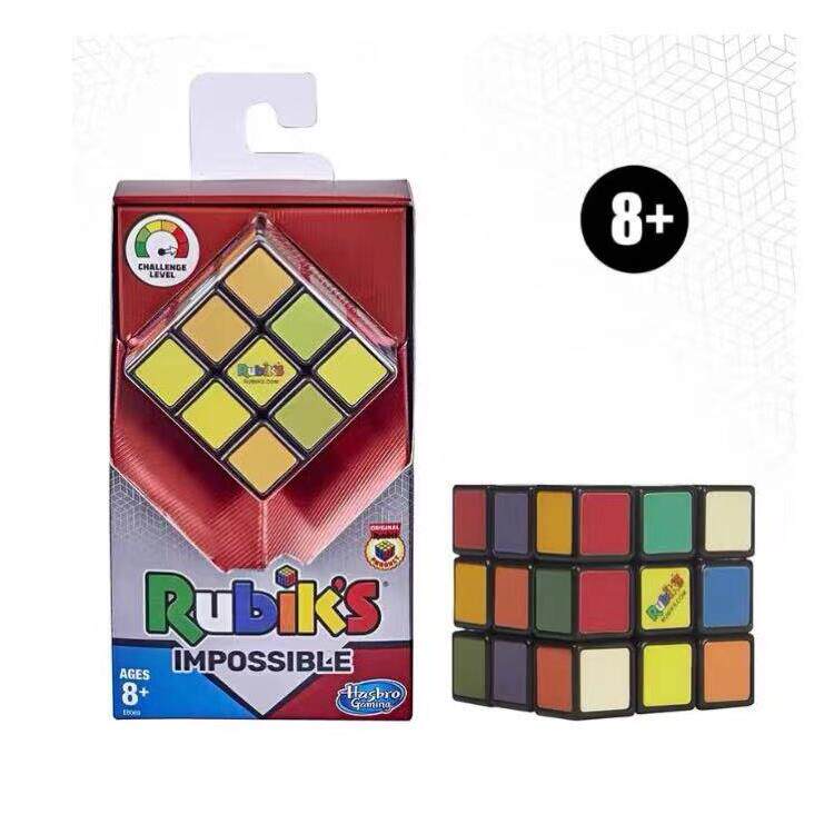 鲁比克Rubik's Impossible三阶魔方渐变色不可能复原儿童礼物玩具